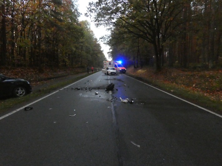 POL-CE: Winsen/Aller - Durch einen Verkehrsunfall auf der L 298 werden zwei Menschen verletzt
