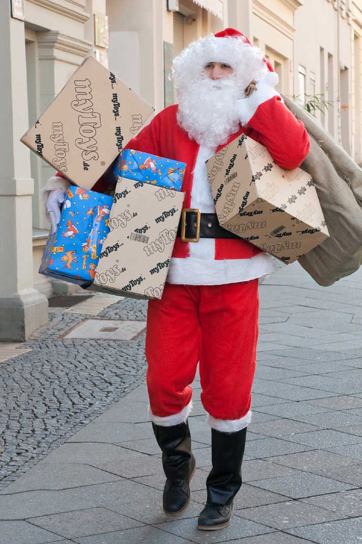 Online-Shopping für Weihnachtsmann immer attraktiver / myToys.de freut sich auf starken Dezember, bereits jetzt zweistellige Zuwachsraten und Rekordergebnis am 1. Advent (BILD)