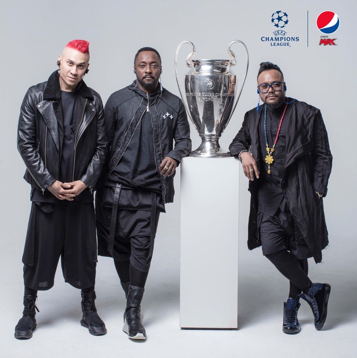 UEFA und Pepsi MAX feiern die Fußball-Leidenschaft bei der Eröffnungsfeier zum Finale der UEFA Champions League / Live mit dabei am 3. Juni: Die Black Eyed Peas