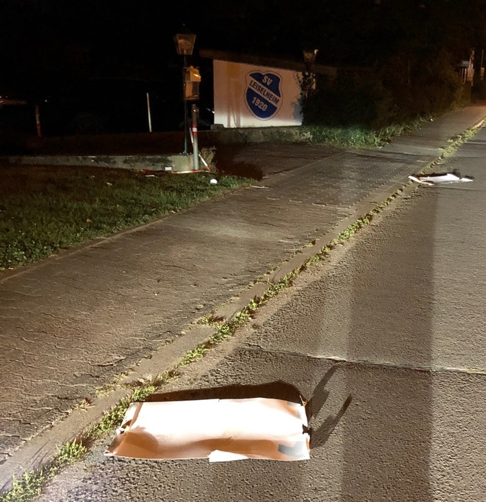 POL-PDWO: Vandalismus durch Jugendliche in Leiselheim