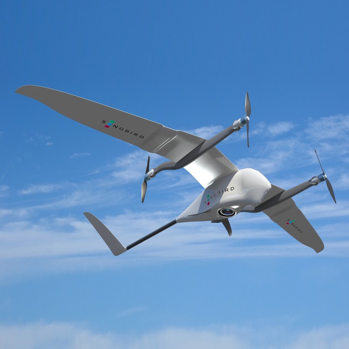SONGBIRD 500 von Aerolution kurz vor dem Serienstart - die Hybrid-Drohne für den professionellen Einsatz - BILD