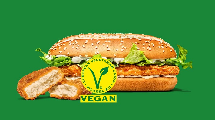 Burger King® erhält als Pionier in der Gastronomie die V-Label-Lizenzierung von ProVeg