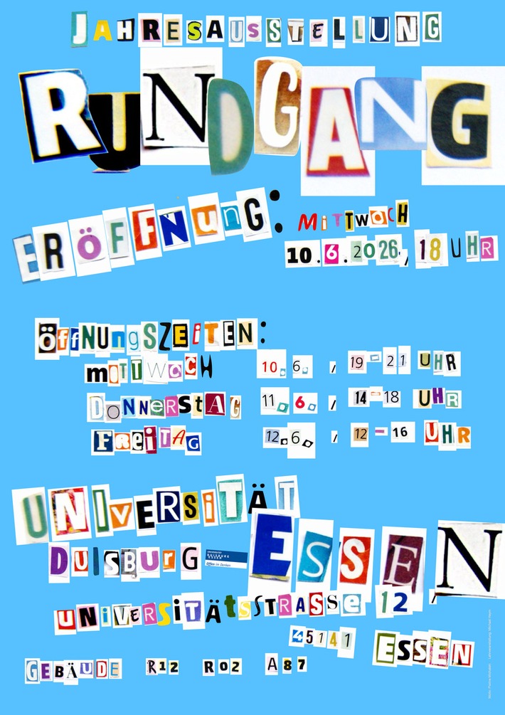 Kunststudierende zeigen ihre Arbeiten:  RUNDGANG 2026