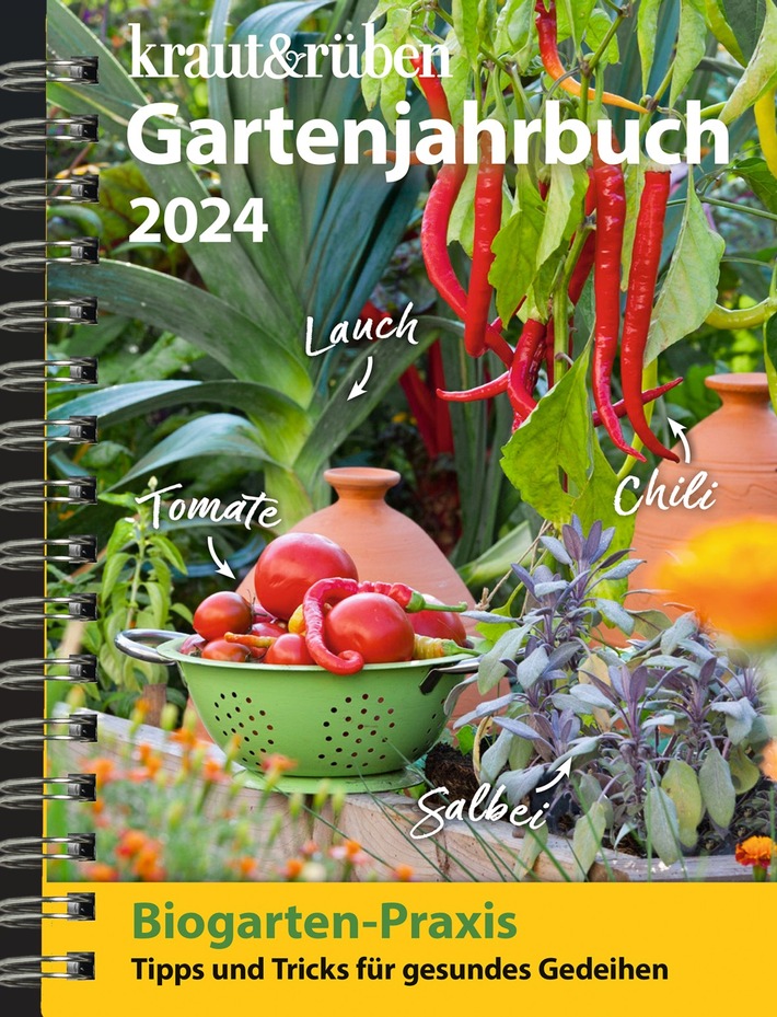 kraut&rüben-Gartenjahrbuch 2024 erschienen: Tipps und Tricks für den Biogarten