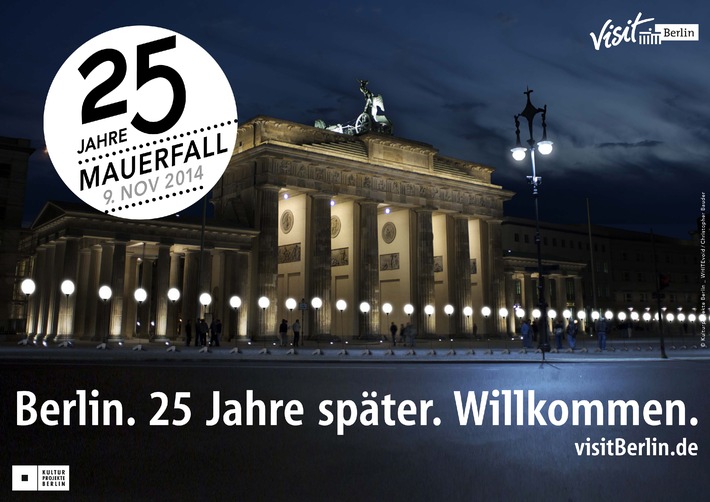 Mauerfall-Jubiläum zeigt Geschichte an authentischen Orten / 
Berlin-Besucher und Bewohner werden Teil einer großen Inszenierung