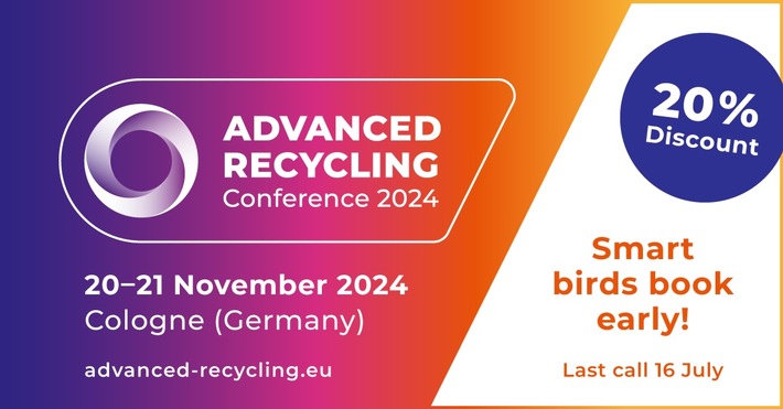 Exploring the Future of Advanced Recycling: Early Bird Tickets Now Available