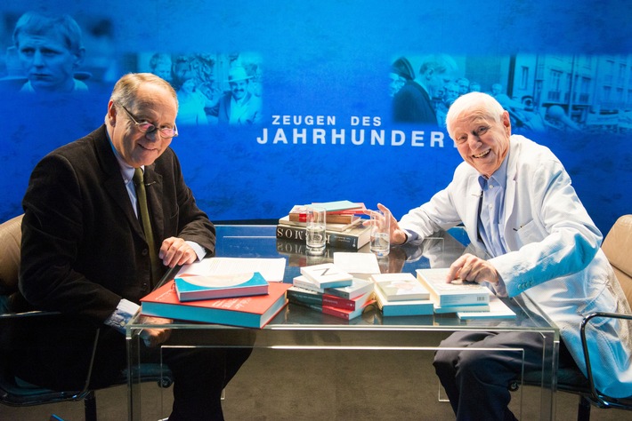 Hans Magnus Enzensberger im ZDF / Gespräch mit Gero von Boehm in der ZDF-Reihe &quot;Zeugen des Jahrhunderts&quot; (FOTO)