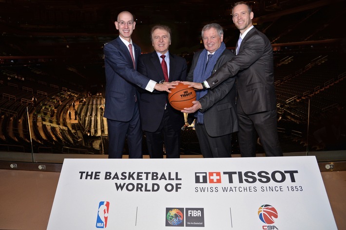 Tissot, der Spitzenspieler in der Welt des Basketballs