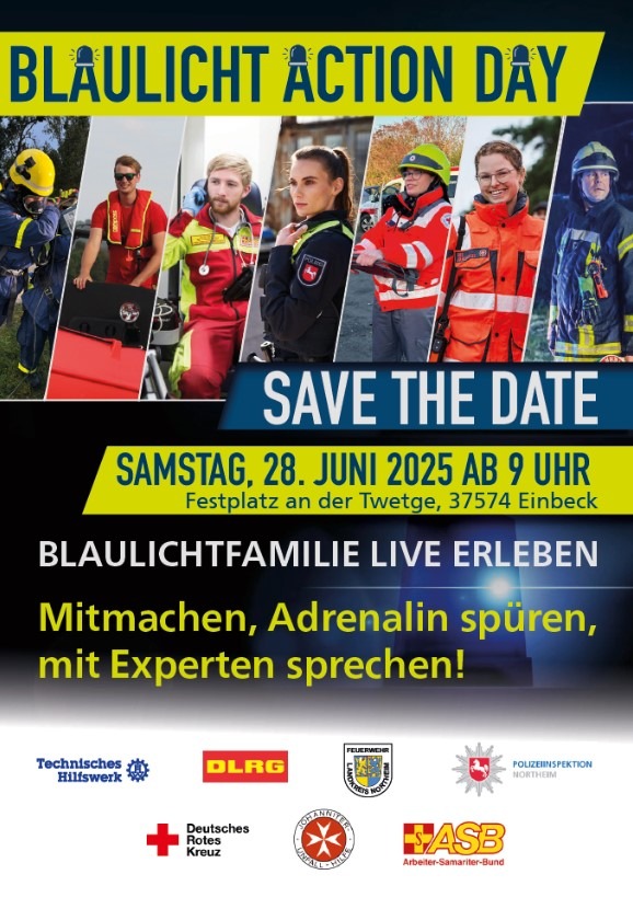 POL-NOM: Blaulicht-Action-Day 2025 in Einbeck - Hinweise zur Veranstaltung