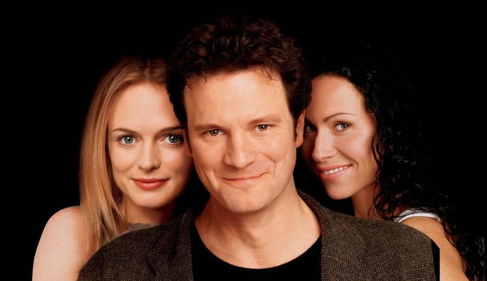 Colin Firth zwischen Heather Graham und Minnie Driver