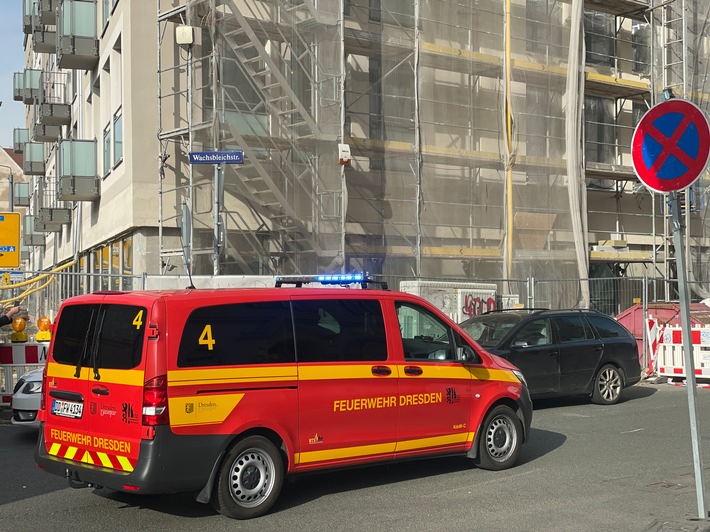 FW Dresden: Gasausströmung