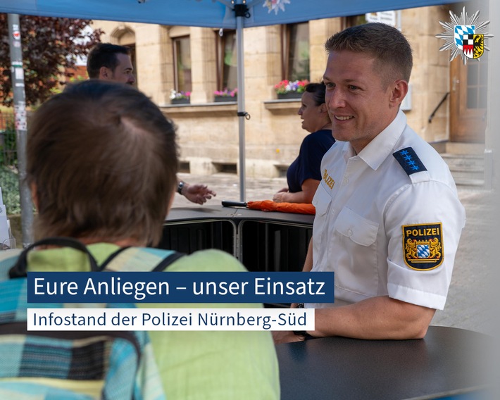 POL-MFR: (757) Die Polizeiinspektion Nürnberg-Süd informiert am Aufseßplatz