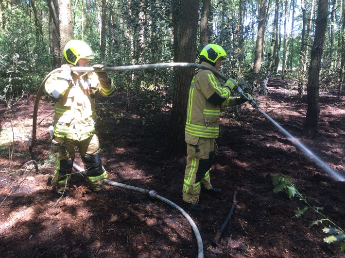 FW-Stolberg: Flächen-/Waldbrand in Mausbach