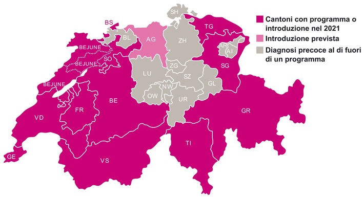 Diagnosi precoce del cancro del seno: il rapporto di monitoraggio nazionale conferma i vantaggi di programmi con qualità garantita