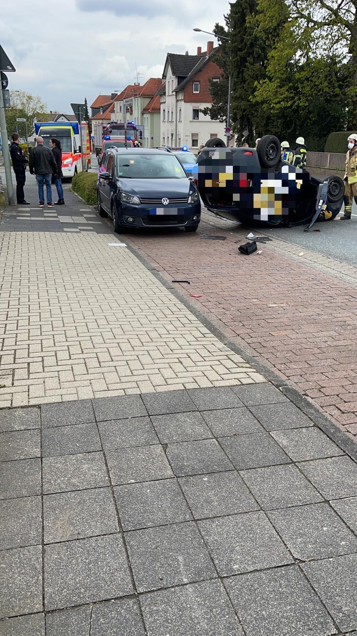 FW Helmstedt: Verkehrsunfall in der Stadt