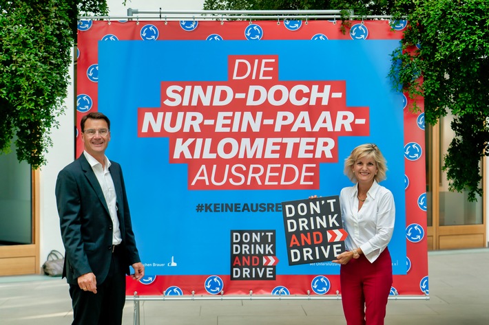 Bundesweite Kampagne gegen Alkohol am Steuer / DONT DRINK AND DRIVE warnt junge Menschen vor Risiken