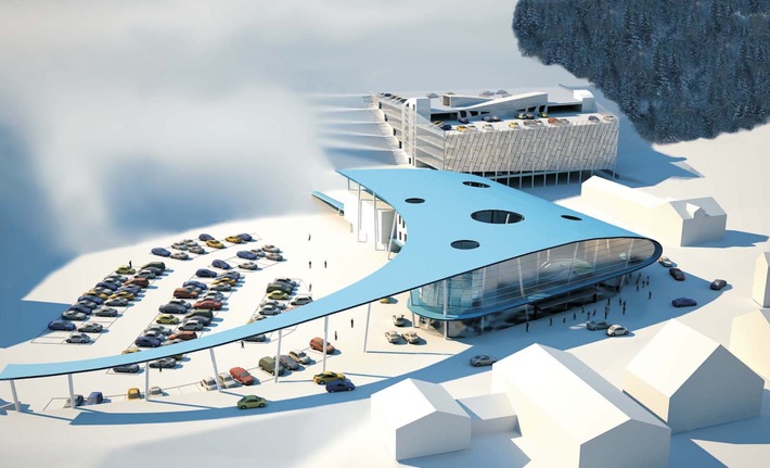 "Planet-Planai" neues Talstationszentrum in Schladming
