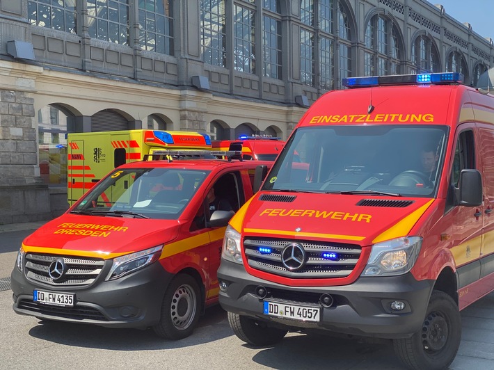 FW Dresden: Informationen zum Einsatzgeschehen der Feuerwehr Dresden vom 7. Juni 2021