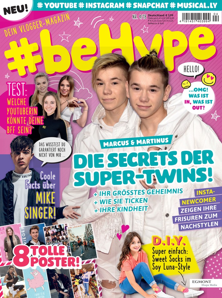 #beHype: Neues Magazin zu Trends, Social Media und Influencern