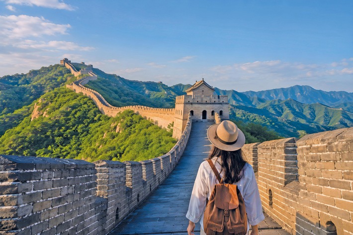Ein beeindruckendes Bauwerk: Die Chinesische Mauer. / Weiterer Text über ots und www.presseportal.de/nr/133410 / Die Verwendung dieses Bildes für redaktionelle Zwecke ist unter Beachtung aller mitgeteilten Nutzungsbedingungen zulässig und dann auch honorarfrei. Veröffentlichung ausschließlich mit Bildrechte-Hinweis.