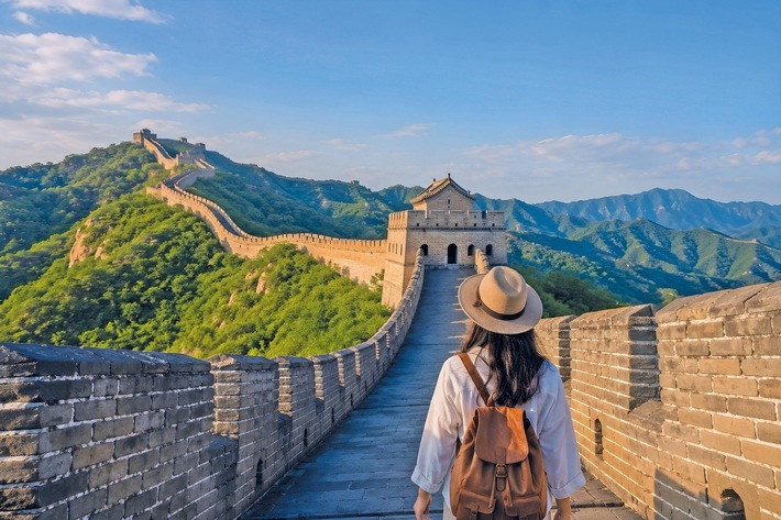 Ein beeindruckendes Bauwerk: Die Chinesische Mauer. / Weiterer Text über ots und www.presseportal.de/nr/133410 / Die Verwendung dieses Bildes für redaktionelle Zwecke ist unter Beachtung aller mitgeteilten Nutzungsbedingungen zulässig und dann auch honorarfrei. Veröffentlichung ausschließlich mit Bildrechte-Hinweis.