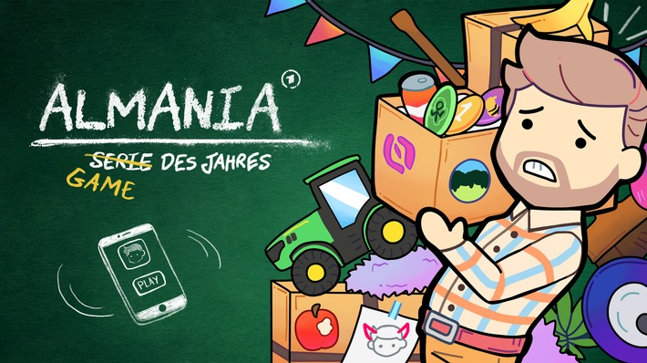 "Almania" Game startet / Spielspaß mit dem Alman-Lehrer: Ab heute kann das Game zur Serie gespielt werden