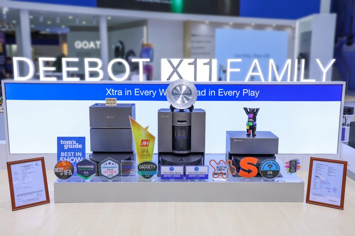 IFA 2025 / DEEBOT X11 von ECOVACS gewinnt internationalen Innovationspreis / Von Best of IFA 2025 bis Editor