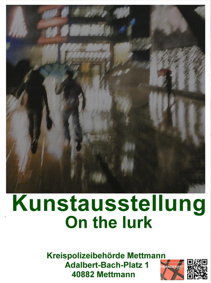 POL-ME: Fotoausstellung im Polizeigebäude &quot;On the lurk&quot; - Mettmann - 2002073