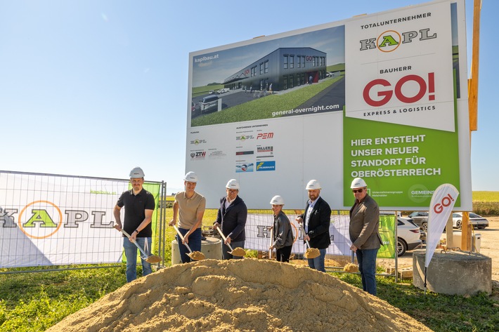 GO! investiert in Österreich: neuer Standort mit Regio-Hub in Steinhaus bei Wels / Spatenstich markiert den Startschuss für den Ausbau der österreichischen Infrastruktur