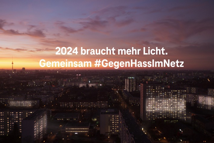 Licht an: Deutsche Telekom setzt Zeichen gegen Hass