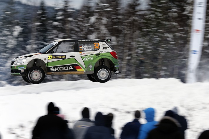 Sepp Wiegand/Frank Christian in Schweden auf Gesamtrang 15 und Dritter in der WRC 2! (BILD)