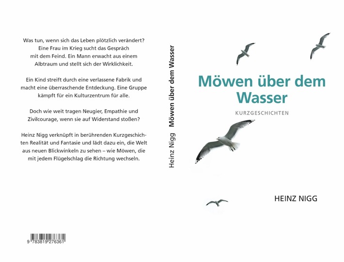 Möwen über dem Wasser - Neue Buchpublikation von Heinz Nigg