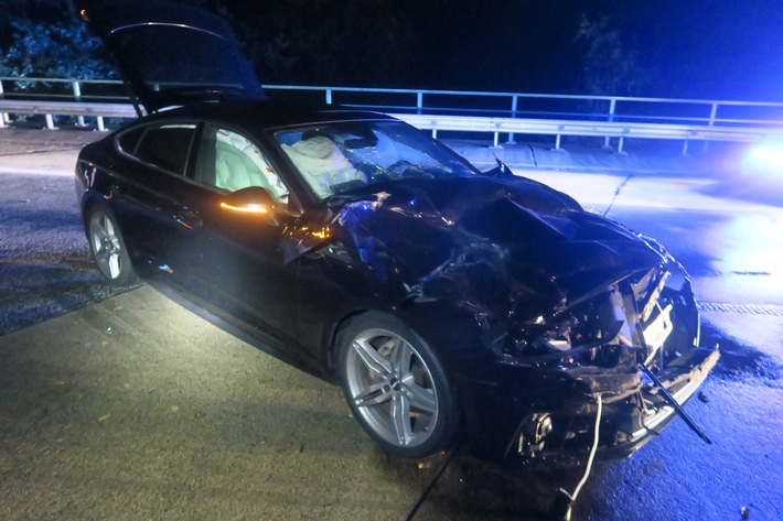 POL-DEL: Autobahnpolizei Ahlhorn: Verkehrsunfall mit hohem Sachschaden auf der Autobahn 1 im Bereich der Stadt Wildeshausen