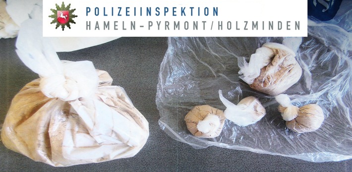 POL-HM: Gemeinsame Pressemitteilung der Staatsanwaltschaft Hannover  und der Polizeiinspektion Hameln -Pyrmont / Holzminden: Drogenfunde nach erfolgreichen Wohnungsdurchsuchungen - ein Täter in Haft