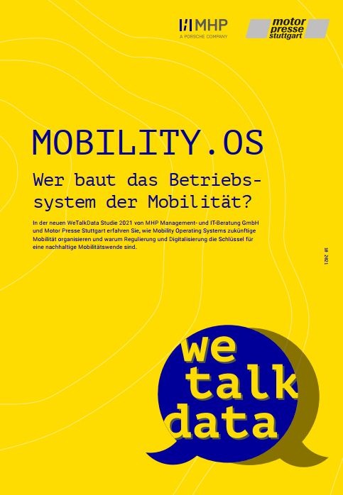 WeTalkData-Studie "Mobility.OS": Nachhaltige Mobilität erfordert Regulation und Digitalisierung
