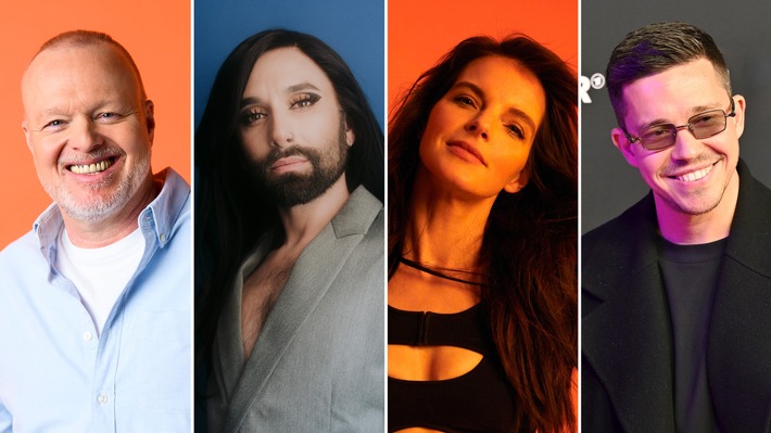 Die Entscheidungsshow: "Chefsache ESC 2025 - Wer singt für Deutschland?" mit Stefan Raab, Conchita Wurst, Yvonne Catterfeld und Nico Santos - das Publikum bestimmt