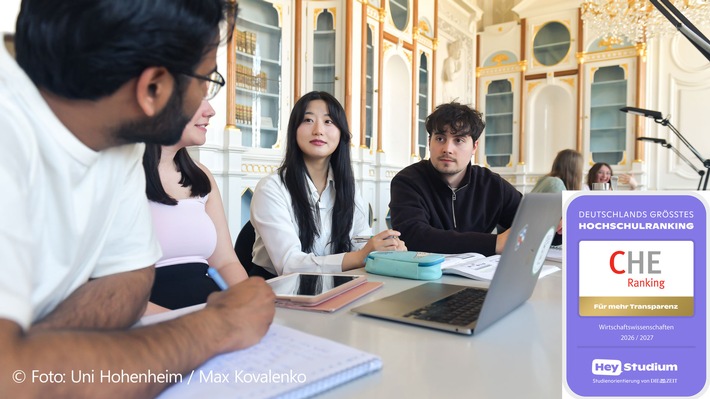 CHE Hochschulranking: Studierende sehen Wirtschaftswissenschaften im Spitzenfeld