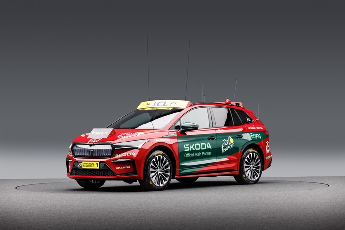 Škoda Auto unterstützt die Tour de France zum 21. Mal in Folge als Hauptsponsor