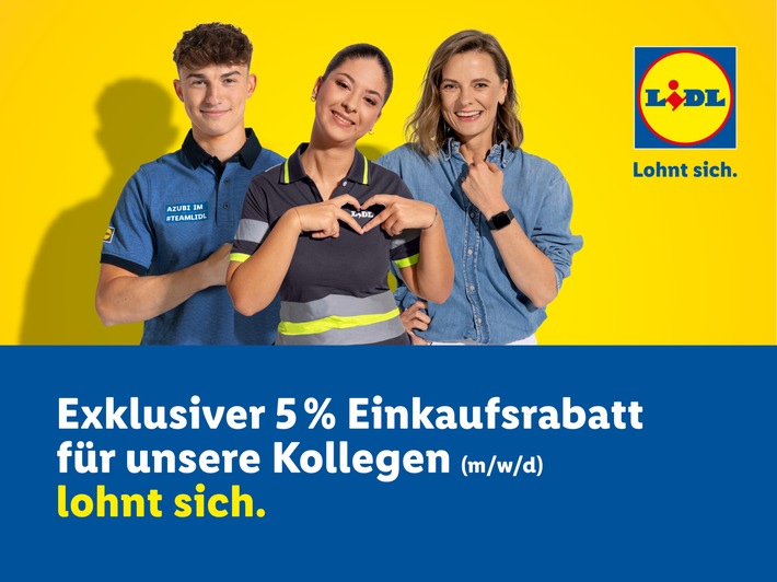 Lidl führt deutschlandweit Mitarbeiterrabatt ein / Lidl lohnt sich - für Mitarbeiter jetzt noch mehr