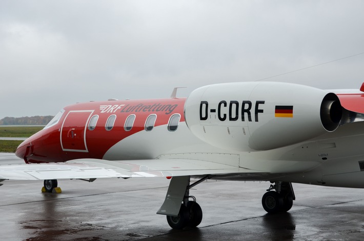 Ambulanzflugzeug der DRF Luftrettung: Neuer Learjet fliegt ersten Einsatz nach Spanien (FOTO)