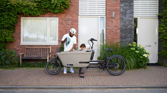 Marken-Relaunch & Modellstart: Dolly Joy rollt los - das neue Cargobike für Familien mit Rückenwind