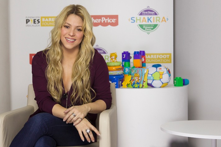 Fisher-Price startet globale Partnerschaft mit Shakira und der Barefoot Foundation