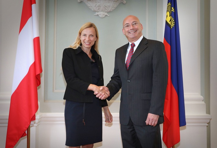 ikr: Österreichs Bundesministerin für Frauen, Familien und Jugend, Juliane Bogner-Strauss zu Besuch in Liechtenstein