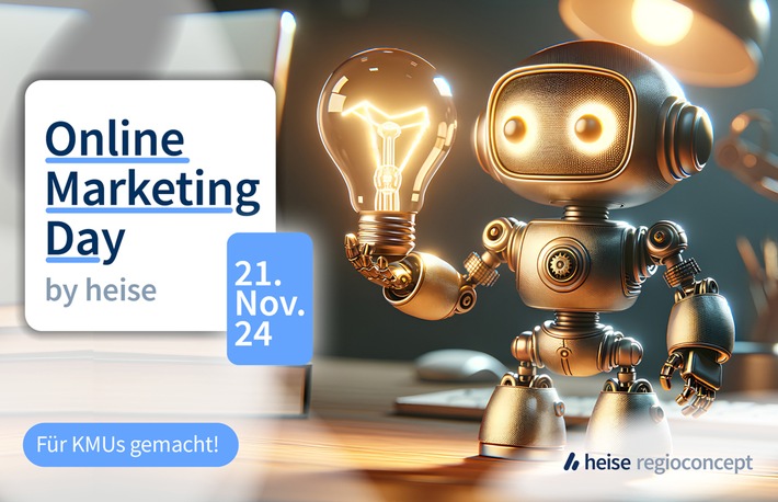 Online Marketing Day by heise: Digitales Know-how für KMU / Marketing-Spezialisten teilen Wissen im Medienhaus
