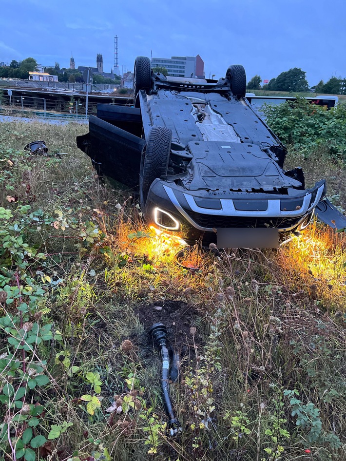 POL-DU: Kaßlerfeld: Unfall nach mutmaßlichem Lachgaskonsum