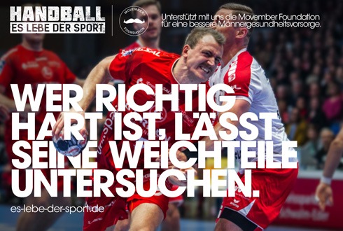 DKB Handball-Bundesliga unterstützt &quot;Movember Foundation&quot;
