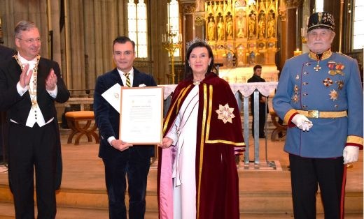 Kaiserlich-Königliche Doppel-Ehrung für Berlins Charity-Visionär Dieter Padar in Wien