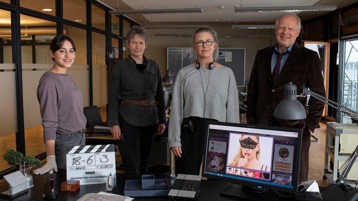 Dreh für neuen NDR "Tatort" aus Kiel: Klaus Borowski (Axel Milberg) und Mila Sahin (Almila Bagriacik) ermitteln in der Welt von Sex- und Liebessüchtigen