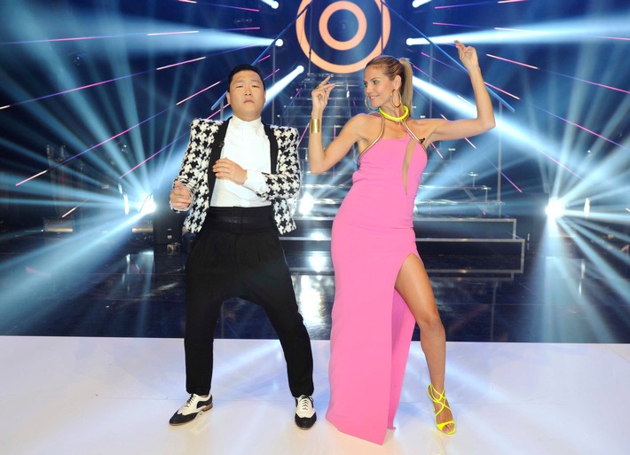 Heidi Klum und PSY rocken das "Germany