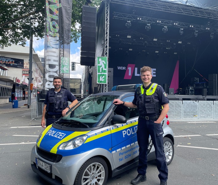POL-BO: Polizei mit mobiler Wache bei "Bochum Total" - letzter Einsatz für "Irmchen"